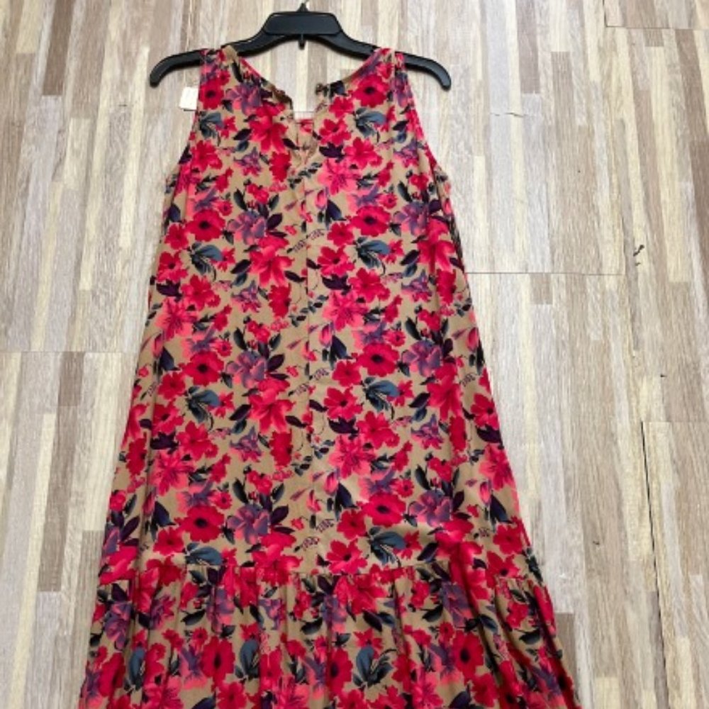 Jones Wear Dress RED Lacescape 4 - Picture 1 of 3